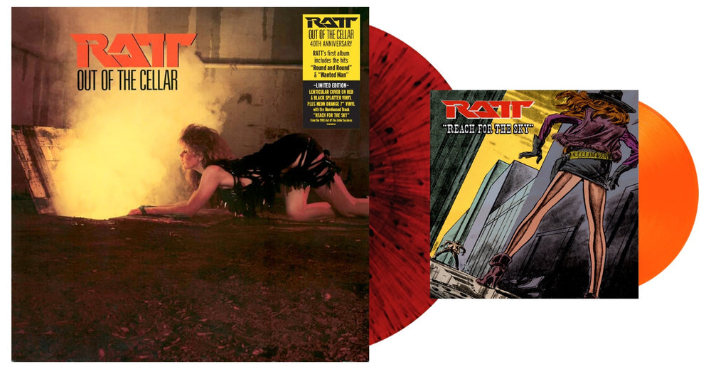 Out Of The Cellar: 40th Anniversary Edition (Limited Edition, Red/Black Splatter & Neon Orange Colored Vinyl) (Bonus 7" Single) [Vinyl]