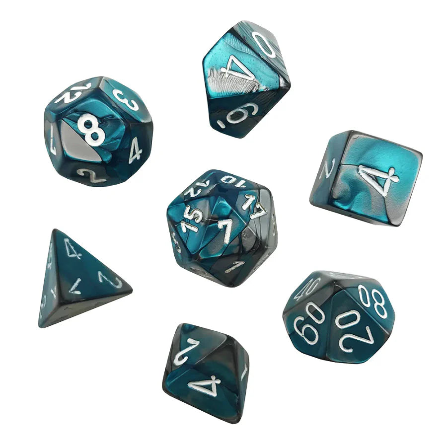 Chessex: Mini Polyhedral Dice set - Gemini (Online Order Only)