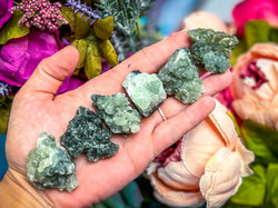 Raw Dark Green Prehnite Specimens (ONLINE ORDER ONLY)