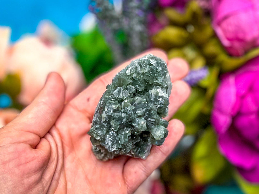 Raw Dark Green Prehnite Specimens (ONLINE ORDER ONLY)