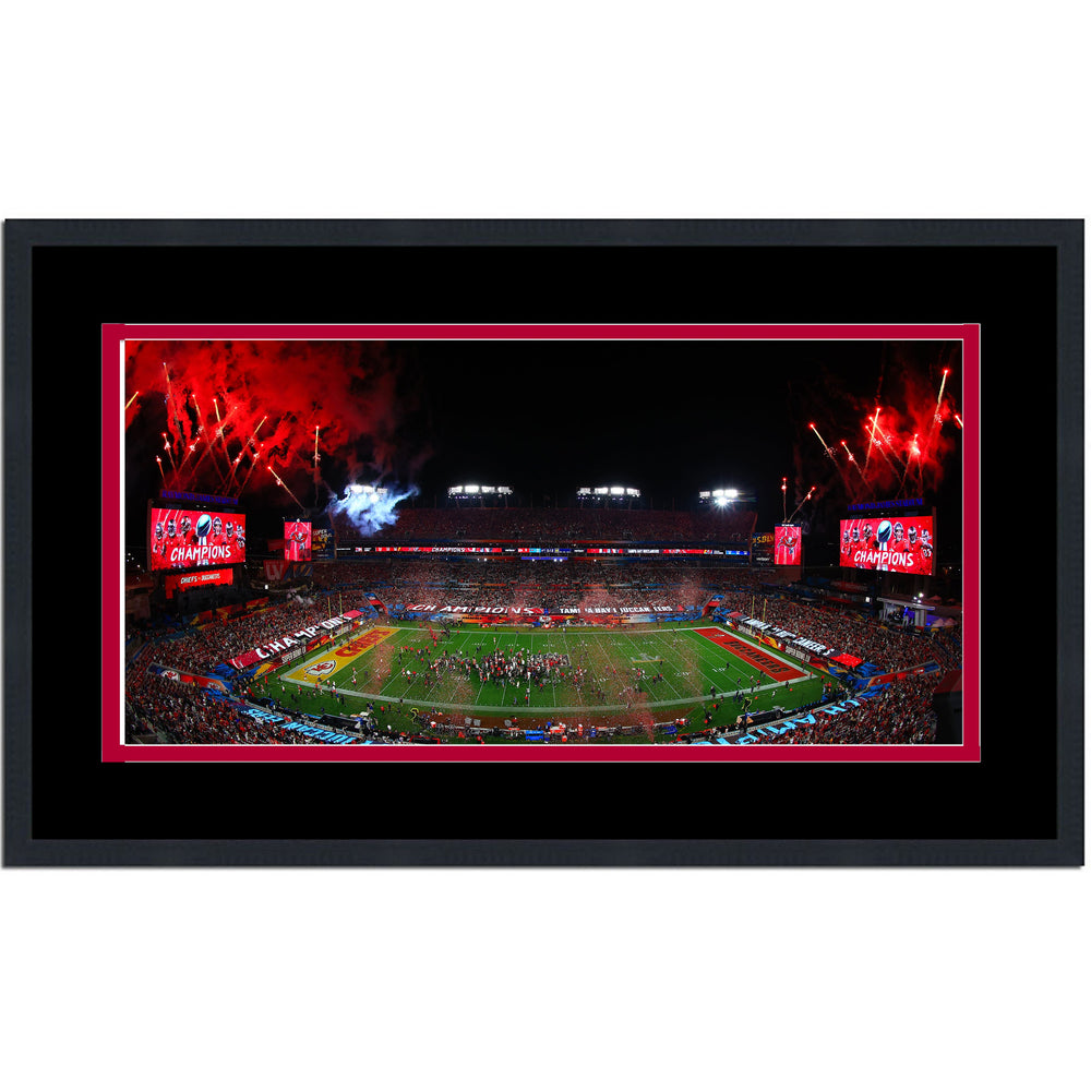 Framed Raymond James Stadium Tampa Bay Buccaneers NFL Champions 16x24 Football Photo Professionally Matted