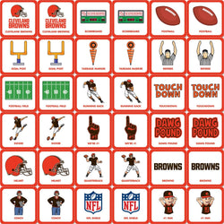 Cleveland Browns Matching Game