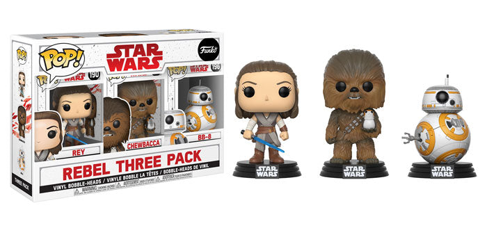 Rey (Glow in the Dark), Chewbacca, BB-8 3-Pack - Costco Exclusive (Online Order Only)