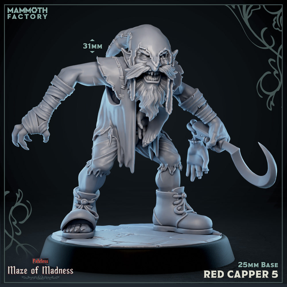 Red Capper 5 (Creepy Gnome) (Online Order Only)
