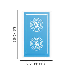 Jumbo Index 12 Cellophane-Wrapped Decks - New ACBL Logo - Traditional Coated ACBL Bridge Playing Cards