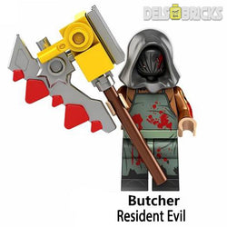 Resident Evil Butcher Zombie Lego Minifigures Custom Horror Toys (ONLINE ORDER ONLY)
