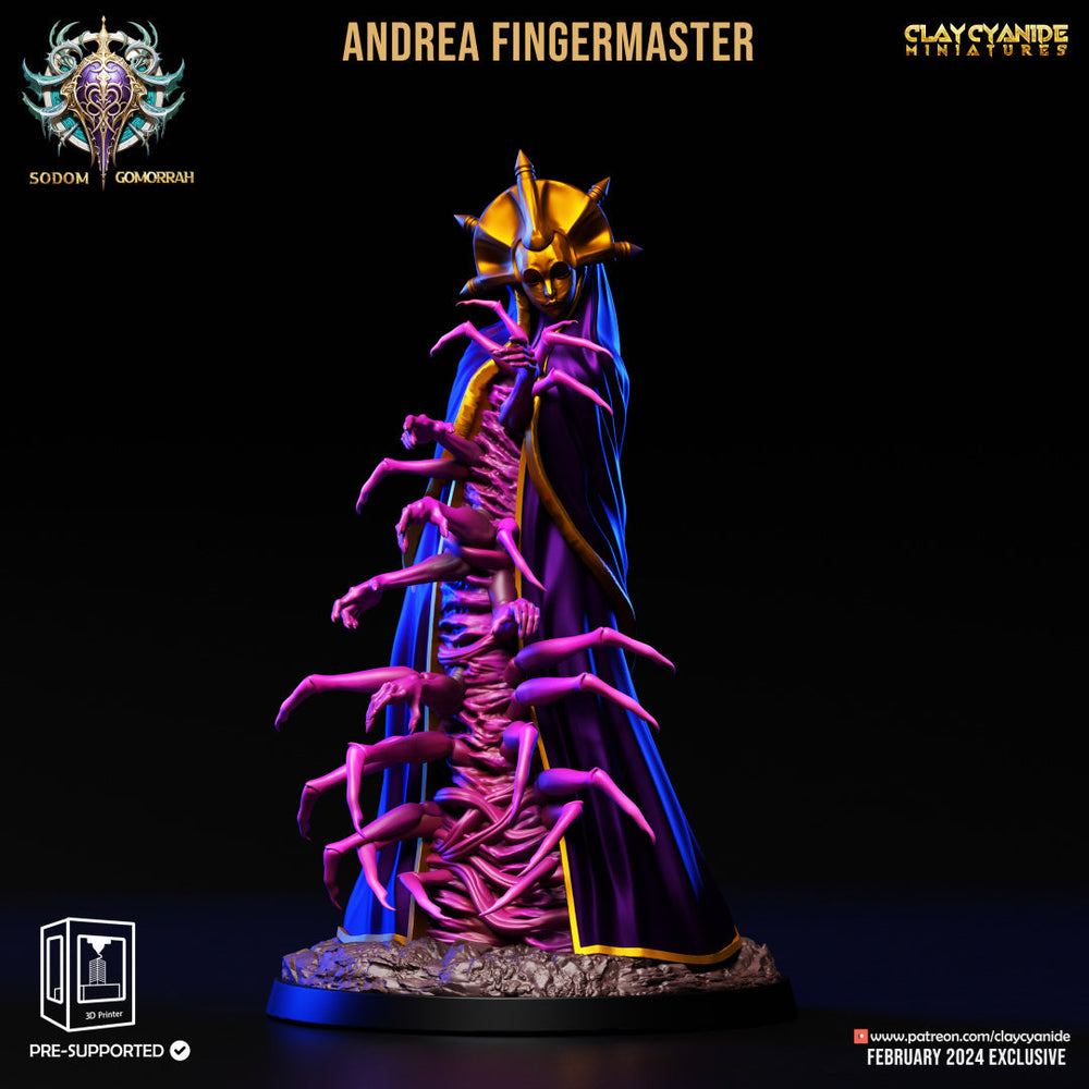 3D Printed Clay Cyanide Abominations of Gomorrah - Andrea Fingermaster 28mm 32mm D&D (Online Only)