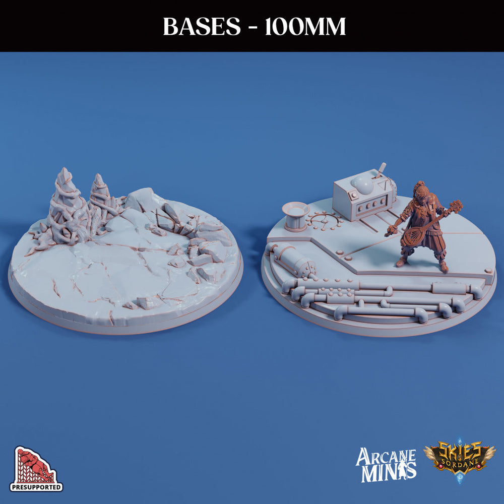 3D Printed Sordane Publishing Base Pack 1 Sordane Bases 28 32mm D&D (Online Only)