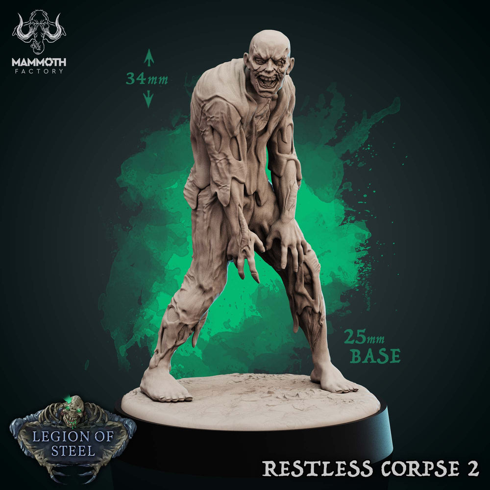 Restless Corpse: Sculpt 2 (Shambling Zombie) (Online Order Only)