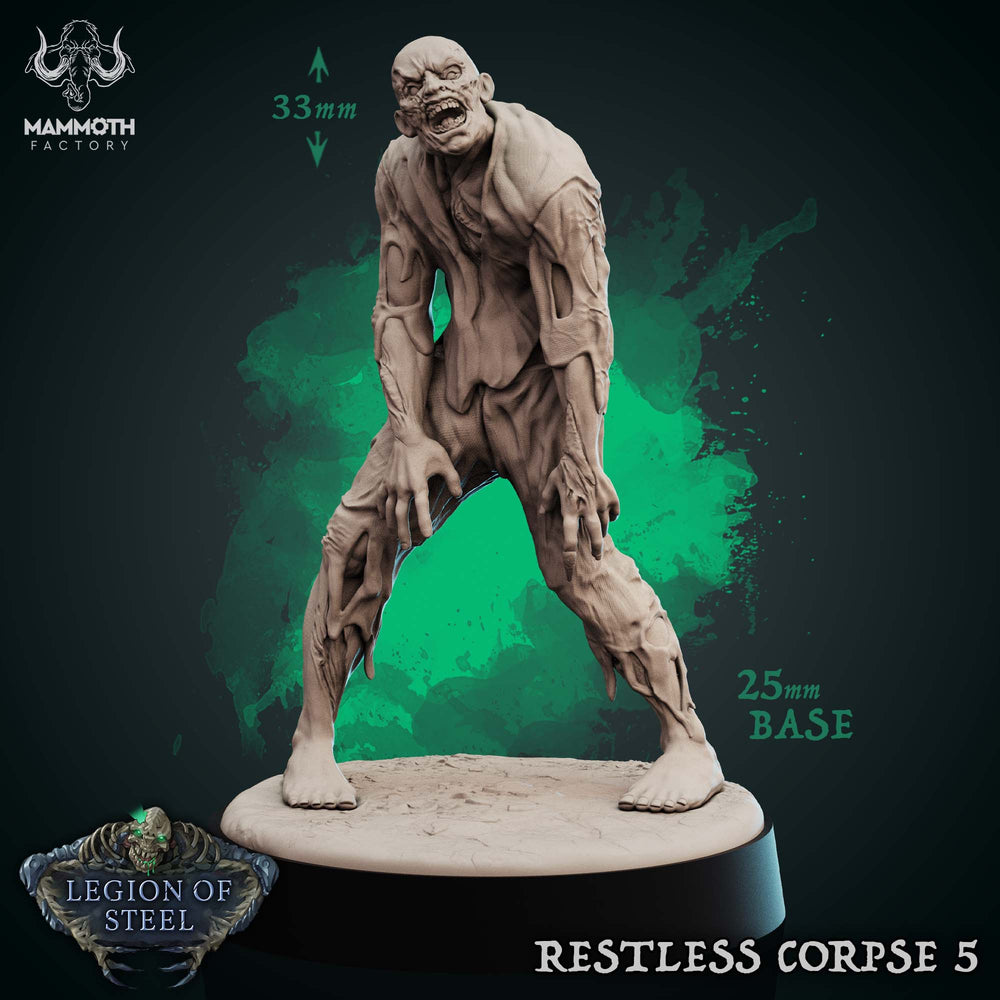 Restless Corpse: Sculpt 5 (Shambling Zombie) (Online Order Only)