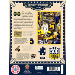 Michigan Wolverines - Locker Room 500 Piece Jigsaw Puzzle