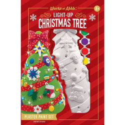 Christmas Tree - 10" Light-Up Plaster Paint Kit