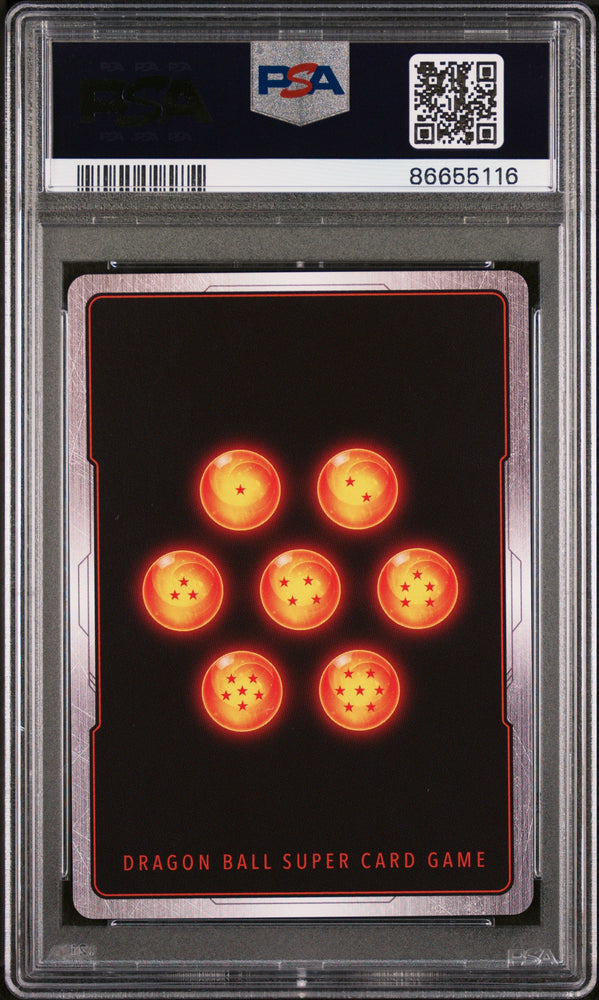 2022 DRAGON BALL SUPER REALM OF THE GODS 7 SSG GOKU, DVN RSTRNT #P-362 - PSA 10 (Online Order Only)