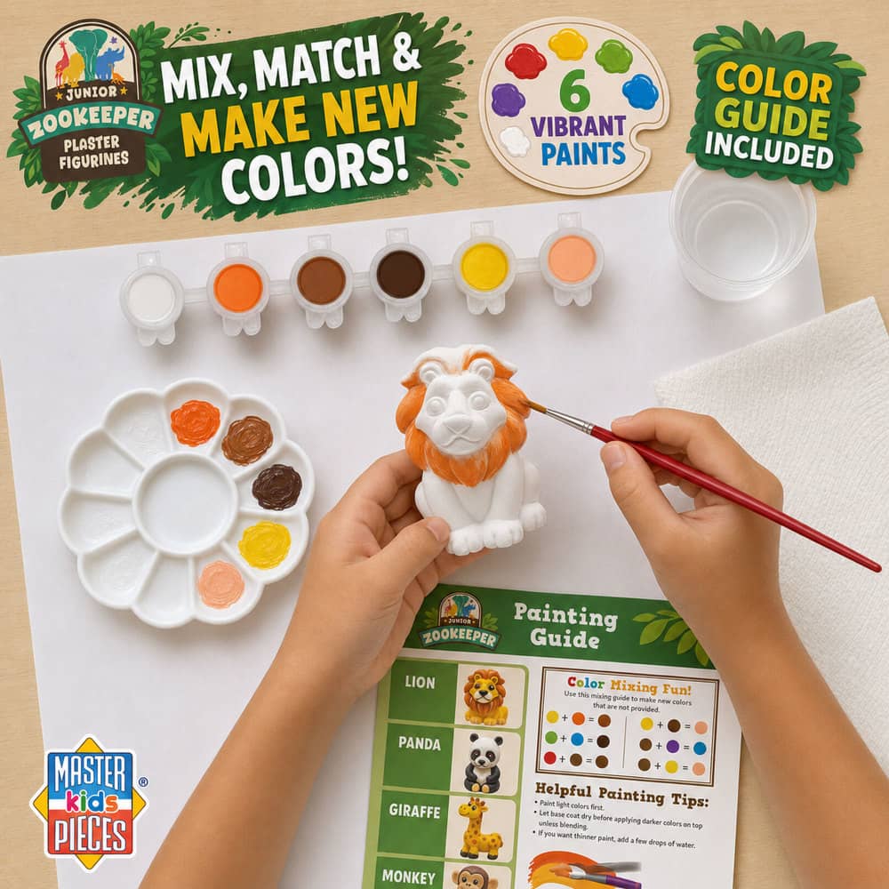Junior Zookeeper - Plaster Figurine Paint Set