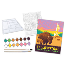 National Parks - Yellowstone Paint by Number