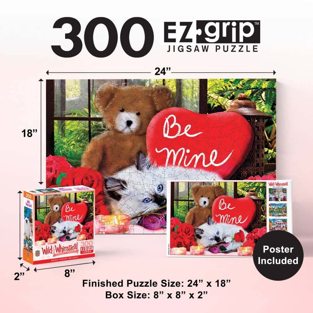 Wild & Whimsical - Be Mine 300 Piece EZ Grip Jigsaw Puzzle