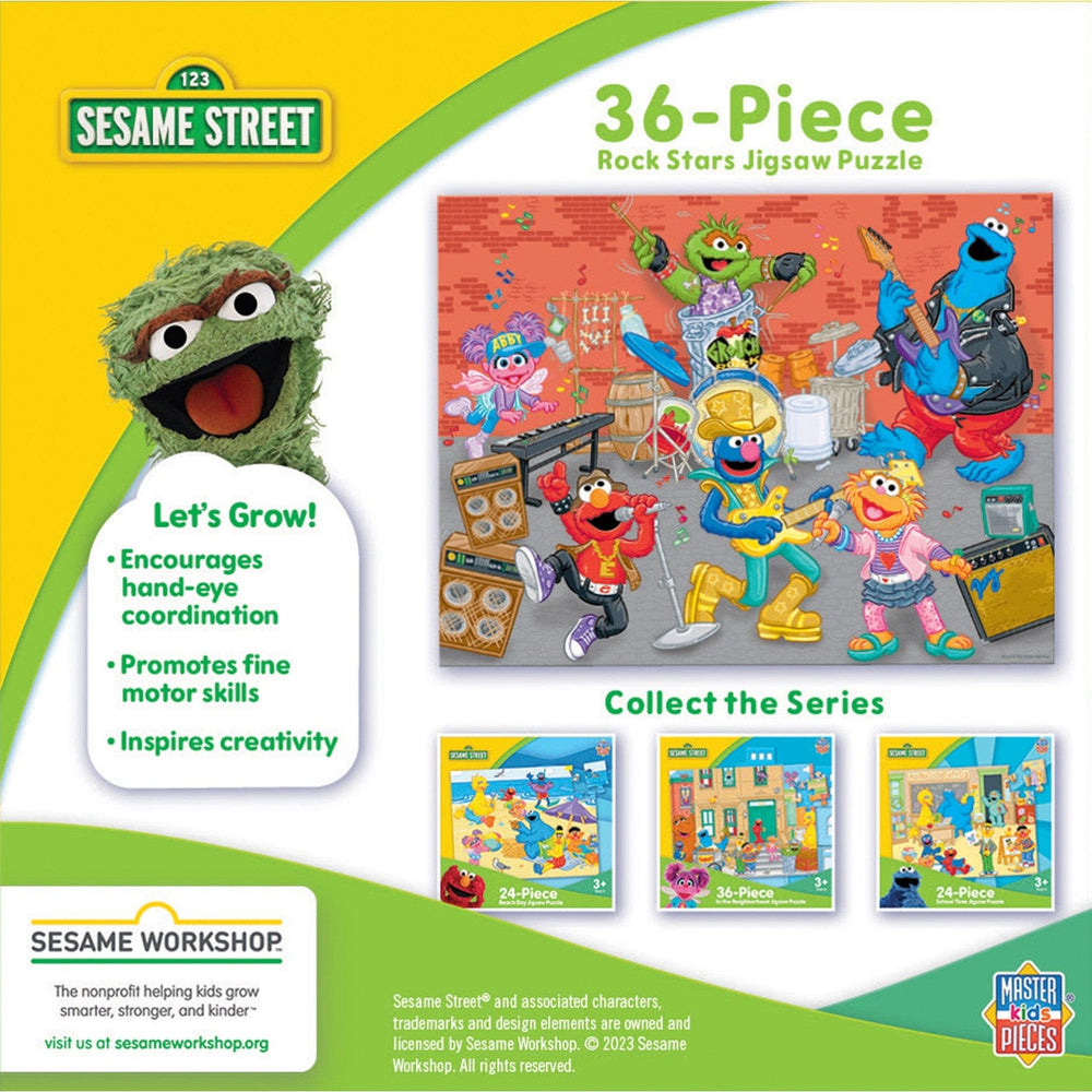 Sesame Street - Rock Stars 36 Piece Jigsaw Puzzle (ONLINE ORDER ONLY)