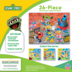 Sesame Street - Rock Stars 36 Piece Jigsaw Puzzle (ONLINE ORDER ONLY)
