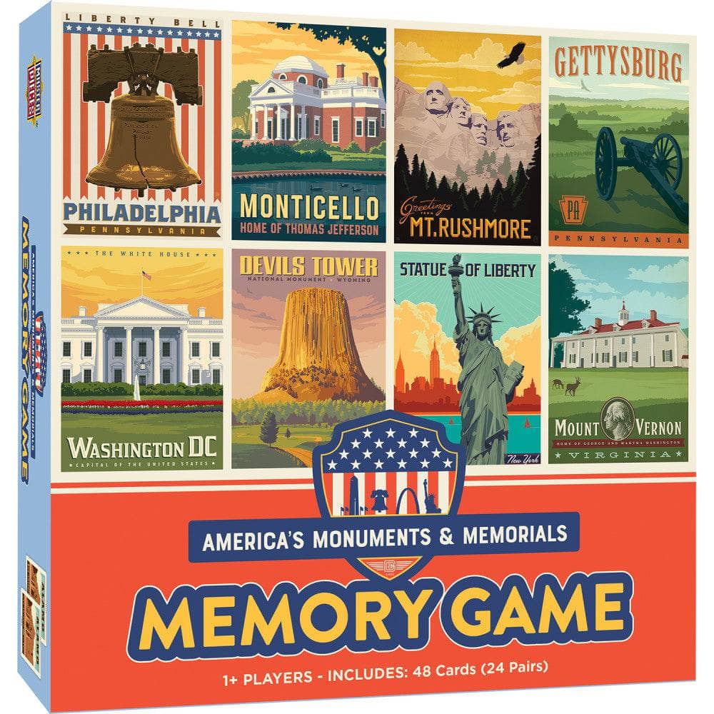 America's Monuments & Memorials Memory Game