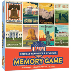 America's Monuments & Memorials Memory Game