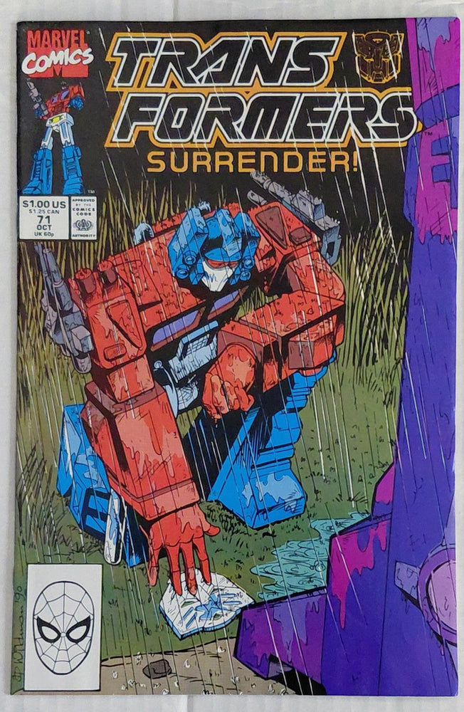 Marvel Comics: Transformers #71 (ONLINE ORDER ONLY)