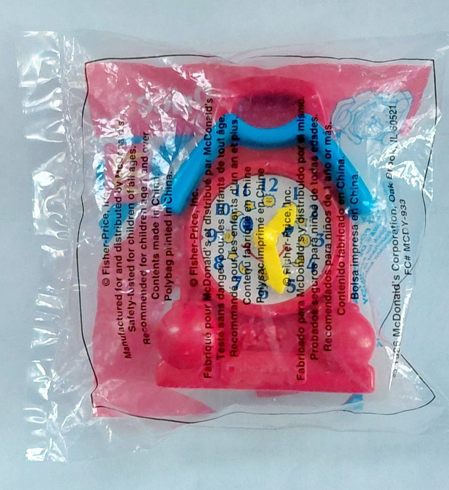McDonald's Happy Meal toy - Fisher Price Clock (Bagged)