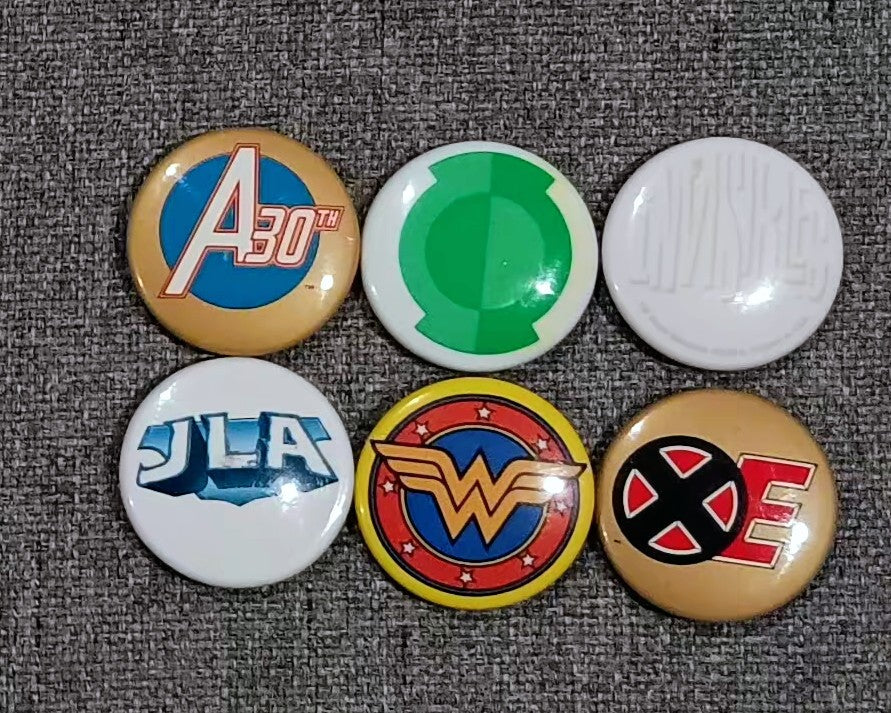 Comic Book Mini Button Set (ONLINE ORDER ONLY)