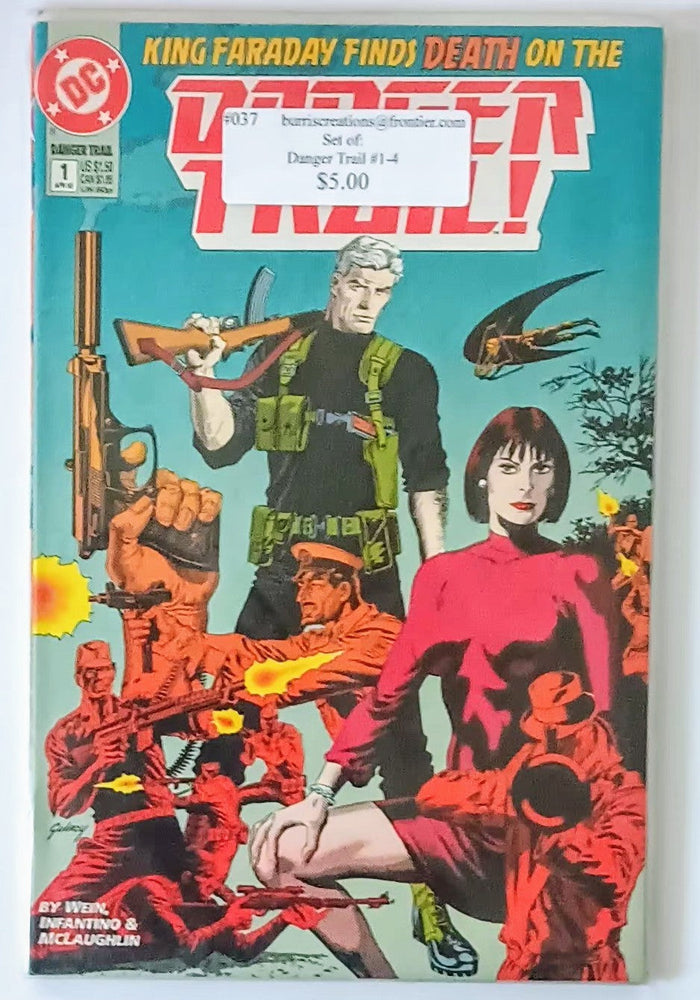 Comic Book Set: Danger Trail #1-4, DC Comics (ONLINE ORDER ONLY)