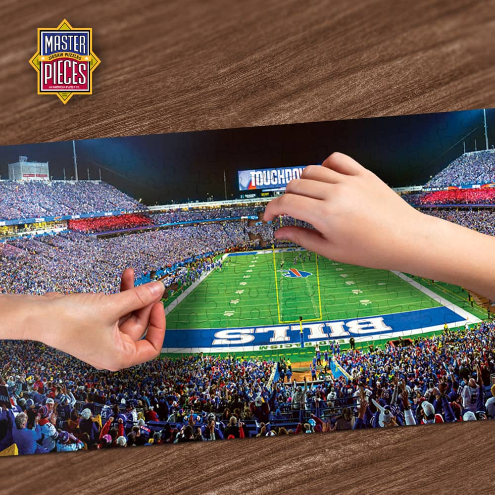 Buffalo Bills - 1000 Piece Panoramic Jigsaw Puzzle - End View