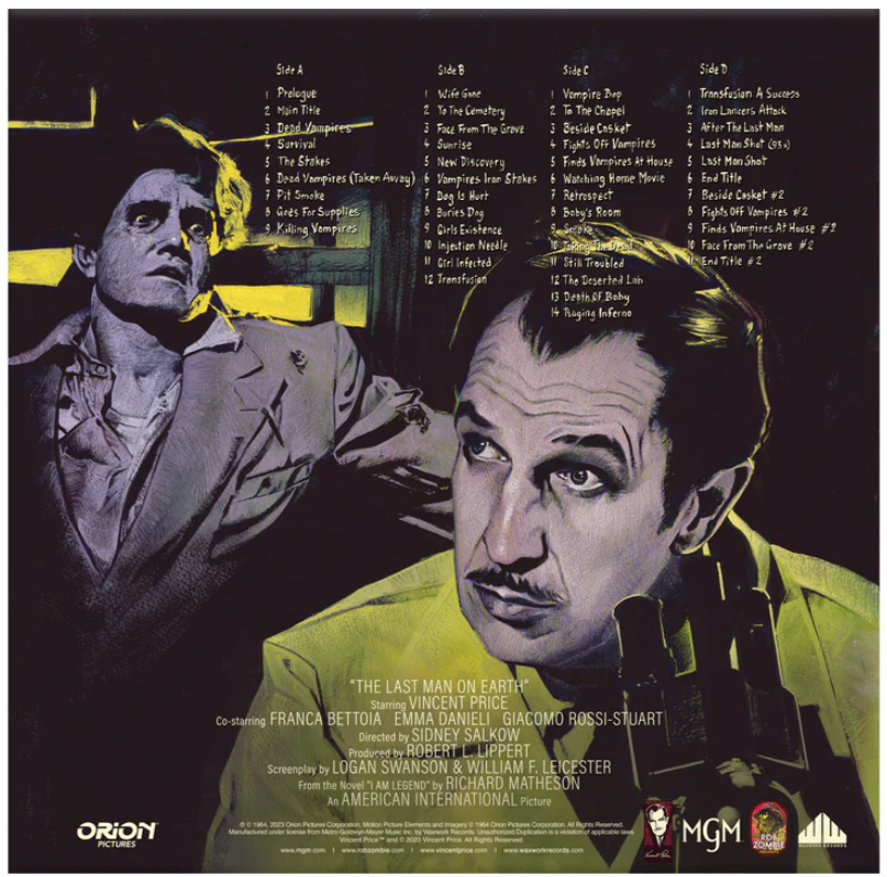 Paul Sawtell & Bert Shefter - Rob Zombie Presents The Last Man On Earth OST (2LP Neon Green Blue Smoke) [Vinyl] (ONLINE ORDER ONLY)