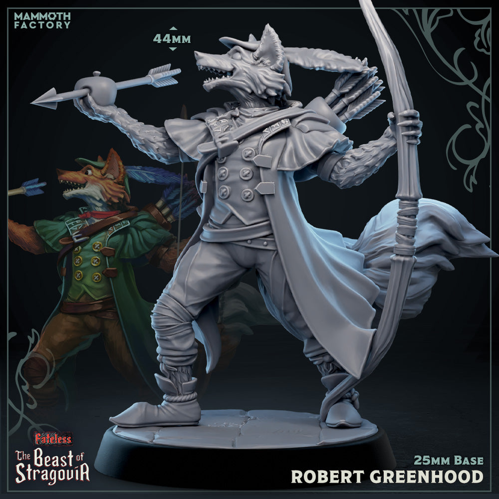 Robert Greenhood (Male Arcanaloth Ranger) (Online Order Only)