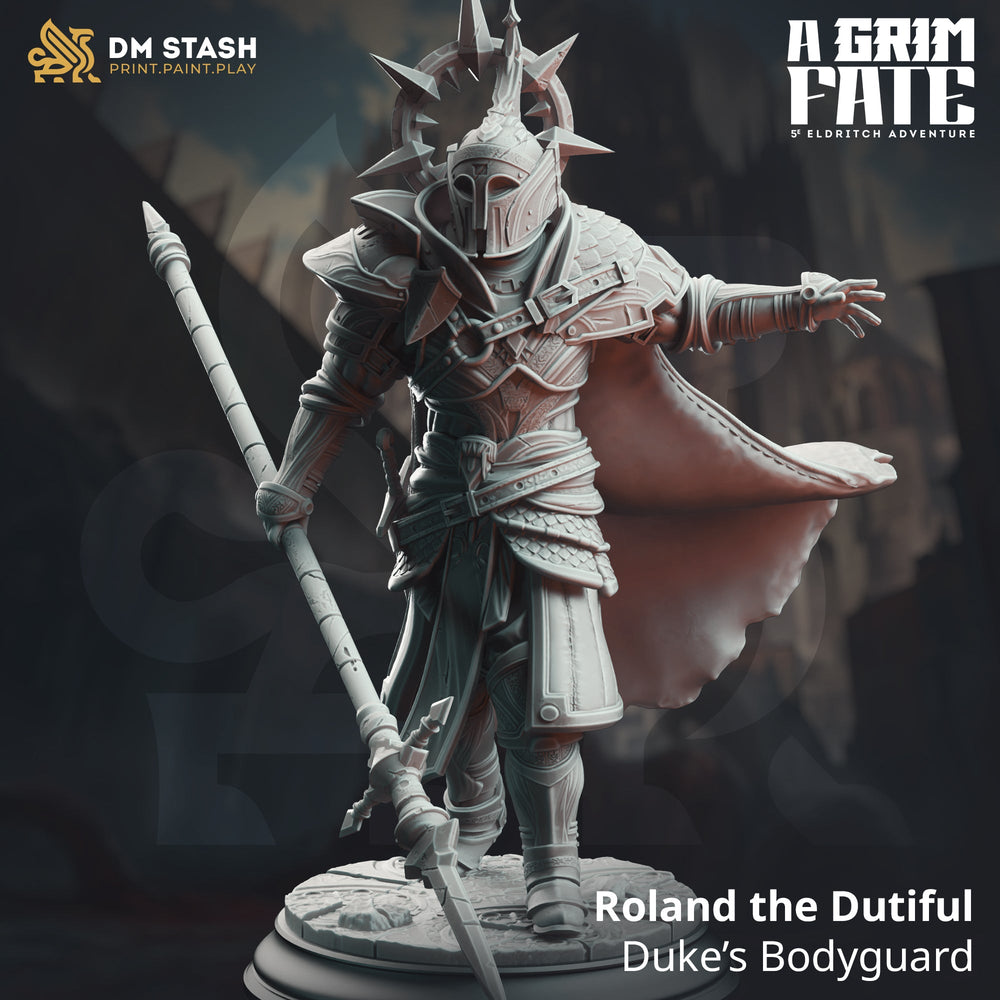 Roland the Dutiful, Duke's Bodyguard (Male Human Paladin) (Online Order Only)