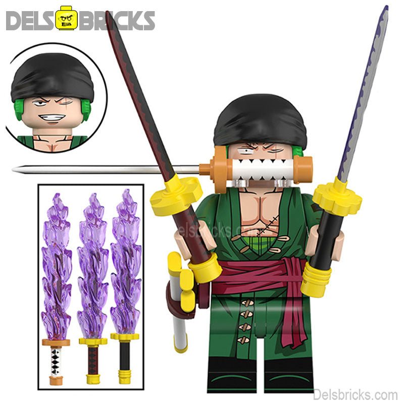 Roronoa Zoro from ONE PIECE Anime Lego Minifigures custom toys 12 (ONLINE ORDER ONLY)