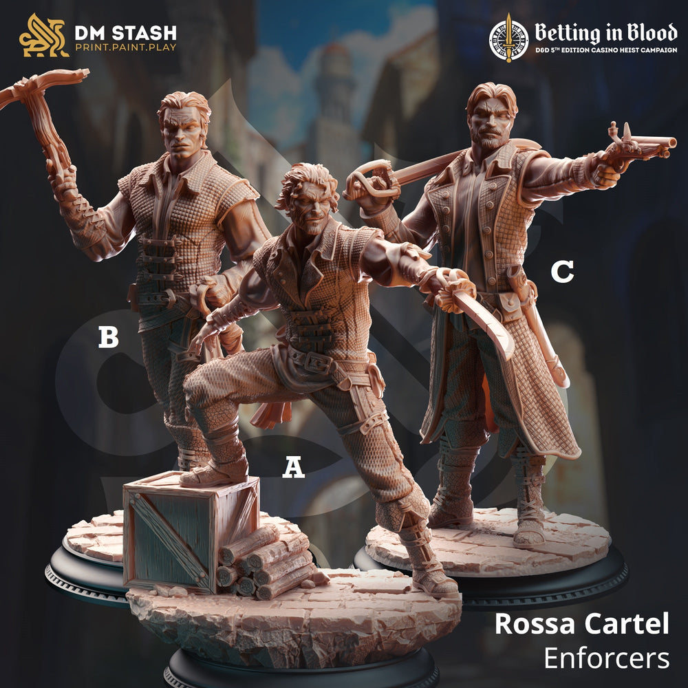 Rossa Cartel Enforcers (Male Human Fighters) (Online Only)