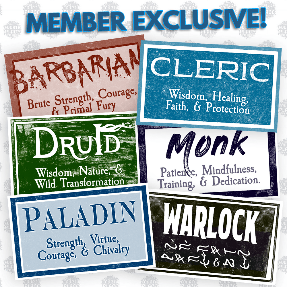 RPG Class Stickers (Vol. 2) (ONLINE ORDER ONLY)