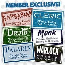 RPG Class Stickers (Vol. 2) (ONLINE ORDER ONLY)