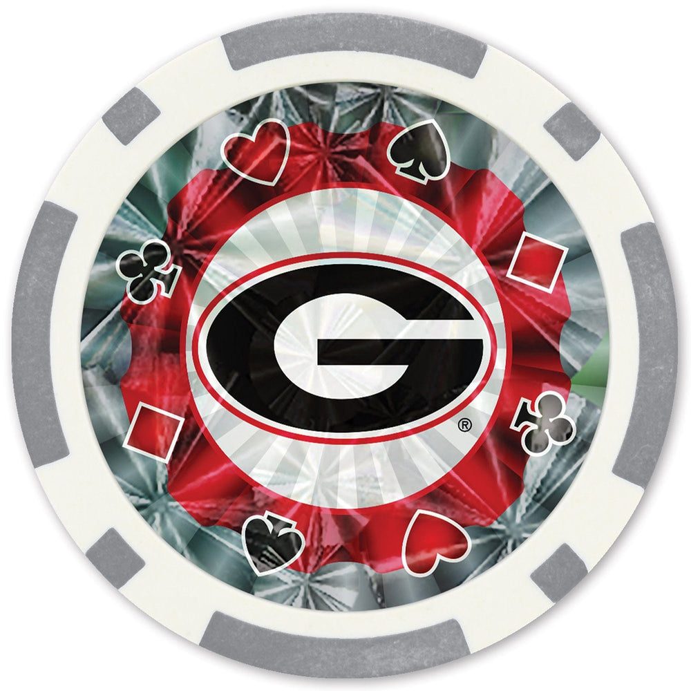 Georgia Bulldogs 20 Piece Poker Chips (ONLINE ORDER ONLY)