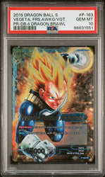 2019 DRAGON BALL SUPER 4 DRAGON BRAWL VEGETA, FRS AWAKENING #P-163 - PSA 10 (Online Order Only)