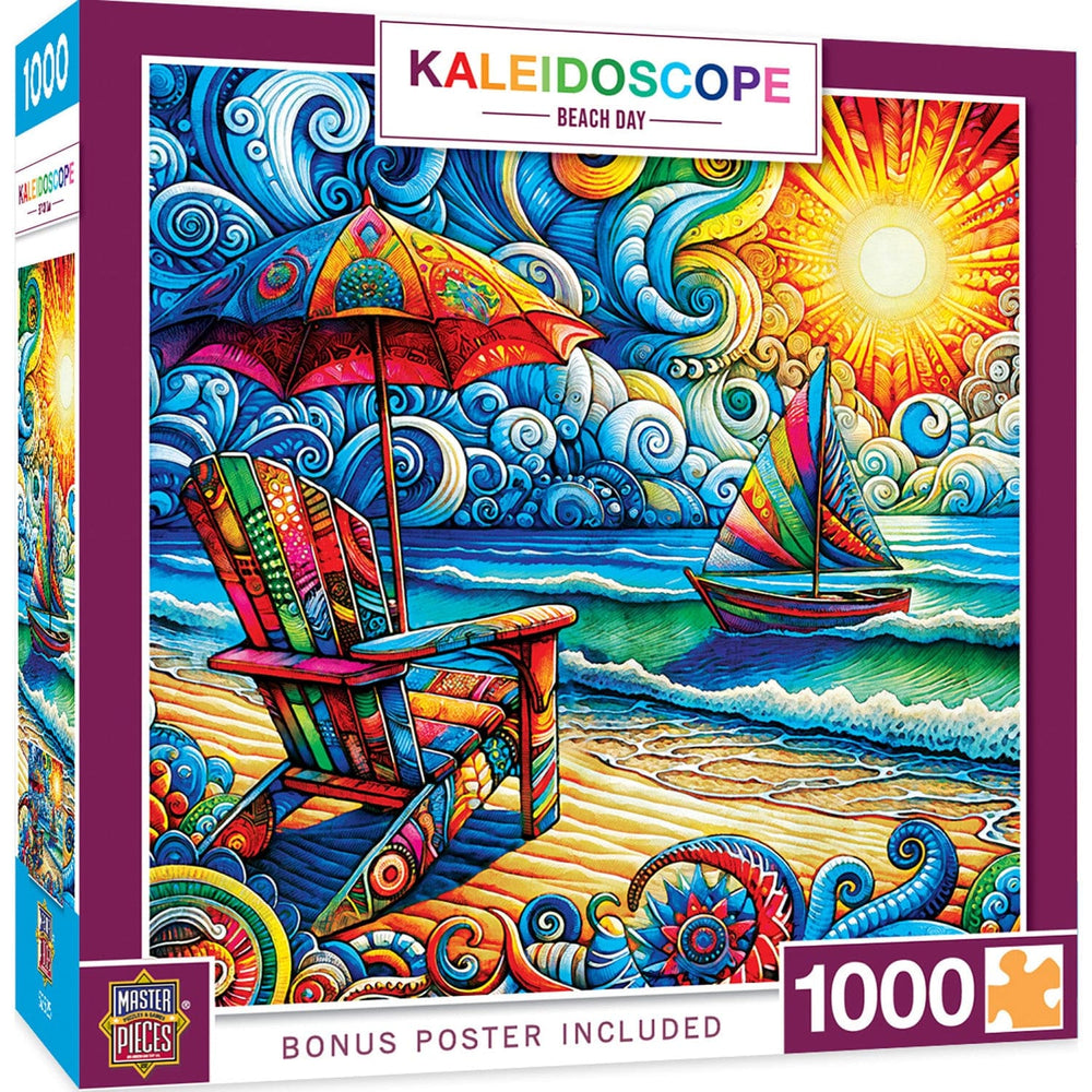 Kaleidoscope - Beach Day 1000 Piece Jigsaw Puzzle (ONLINE ORDER ONLY)