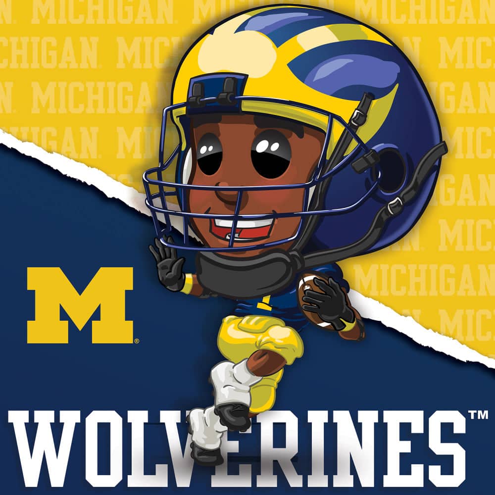 Michigan Wolverines - NCAA Mascot 100 Piece Jigsaw Puzzle