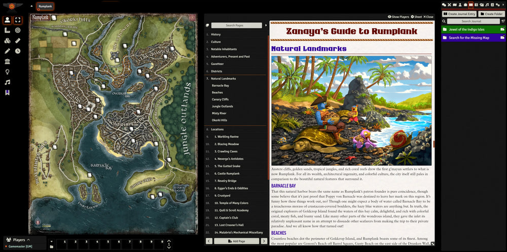 Jewel of the Indigo Isles for Foundry VTT (Online Order Only)