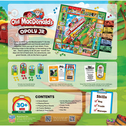 Old MacDonald's Opoly Junior Board Game
