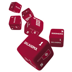 Oklahoma Sooners Dice Set - 19mm (ONLINE ORDER ONLY)
