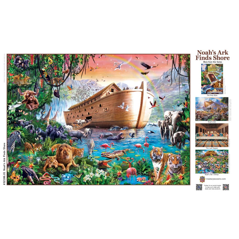 Noah's Ark Finds Shore 500 Piece Jigsaw Puzzle
