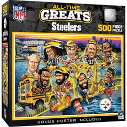 Pittsburgh Steelers - All-Time Greats 500 Piece Jigsaw Puzzle