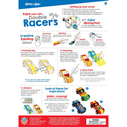 Double Racecars Wood Craft & Paint Kit (ONLINE ORDER ONLY)