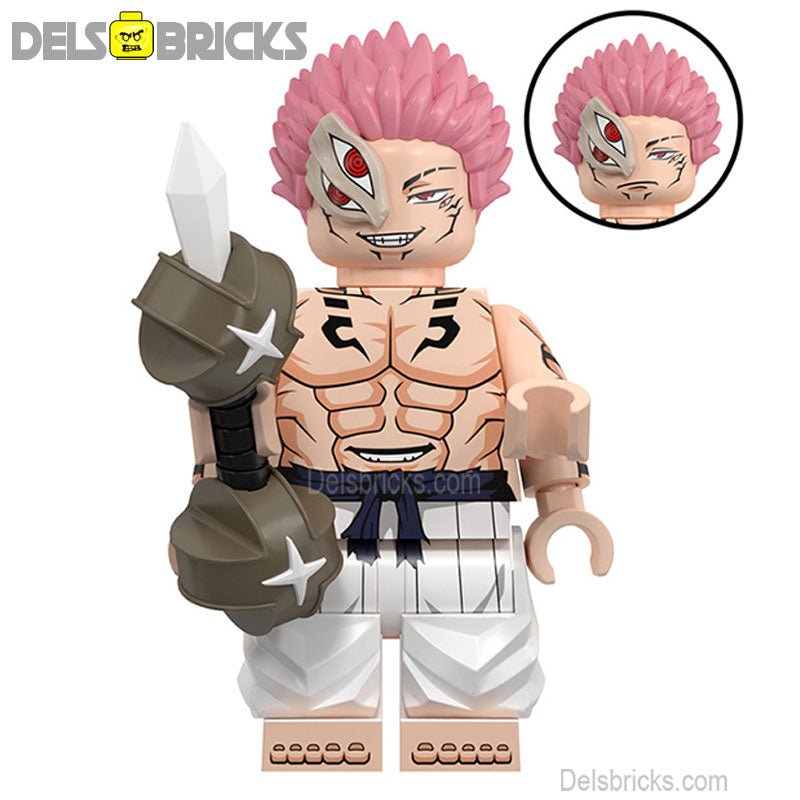 Ryomen Sukuna Jujutsu kaisen Lego Anime Minifigures Custom Toys 2 (ONLINE ORDER ONLY)