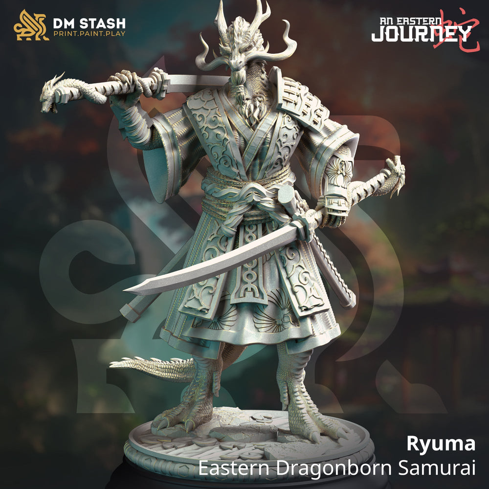 Ryuma, Eastern Dragonborn Samurai (Online Order Only)
