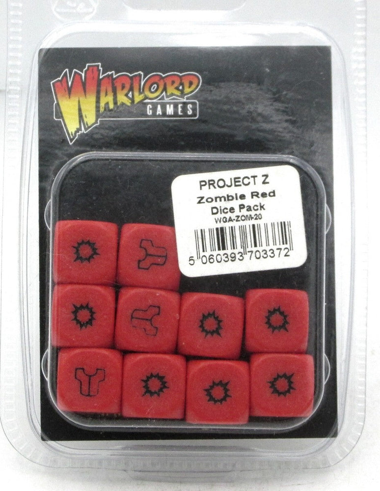 Project Z - Zombie Red Dice Pack (10d6)