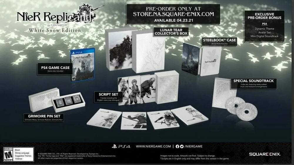 NieR Replicant ver.1.22474487139... (White Snow Edition) (Playstation 4) (Online Only)